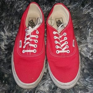 Red Vans